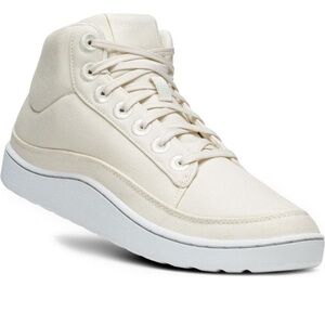 White Allbirds Pacer Canvas Mid Top Sneaker (Women) NWB